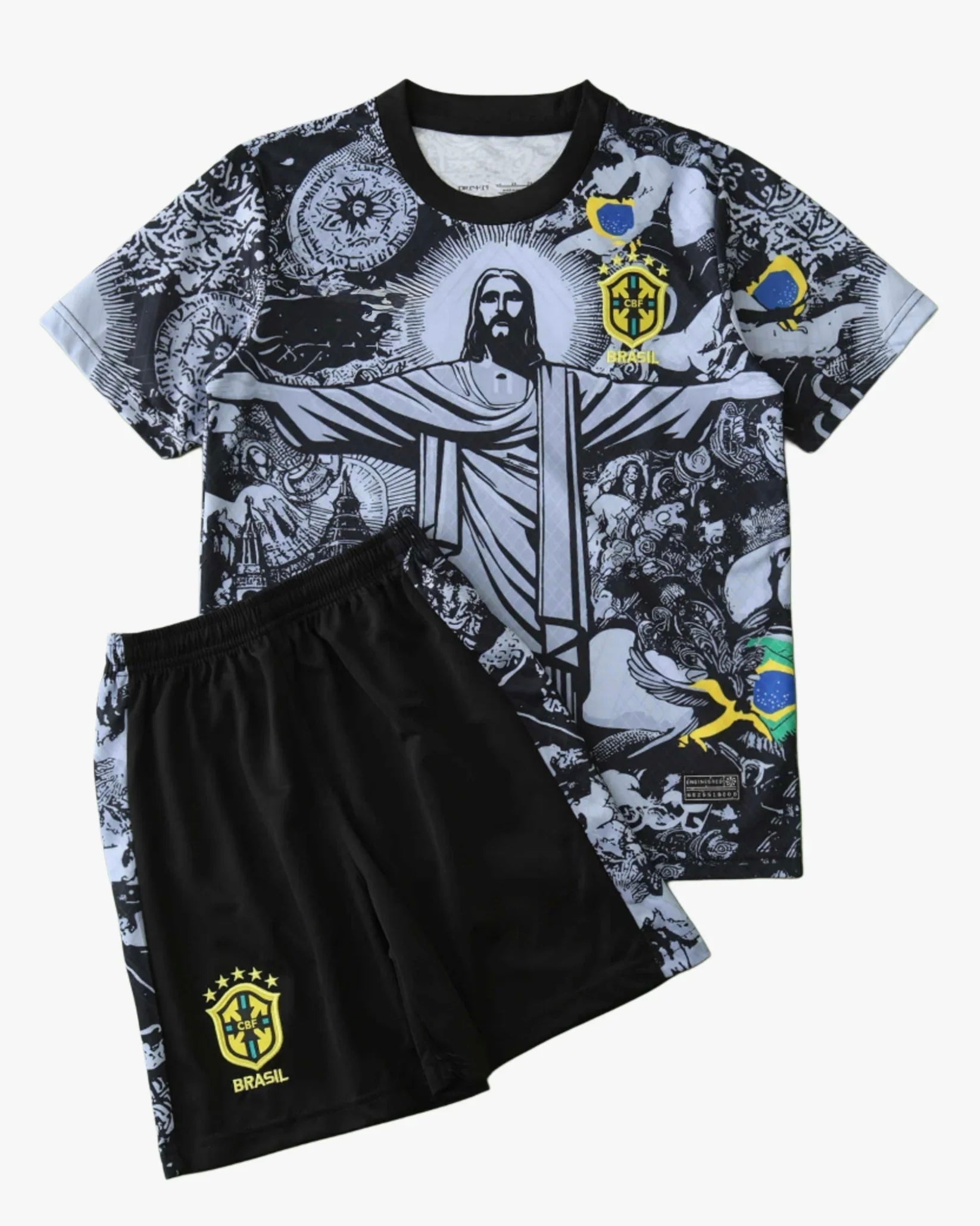 Brasilien Barn Special Tröja Grå
