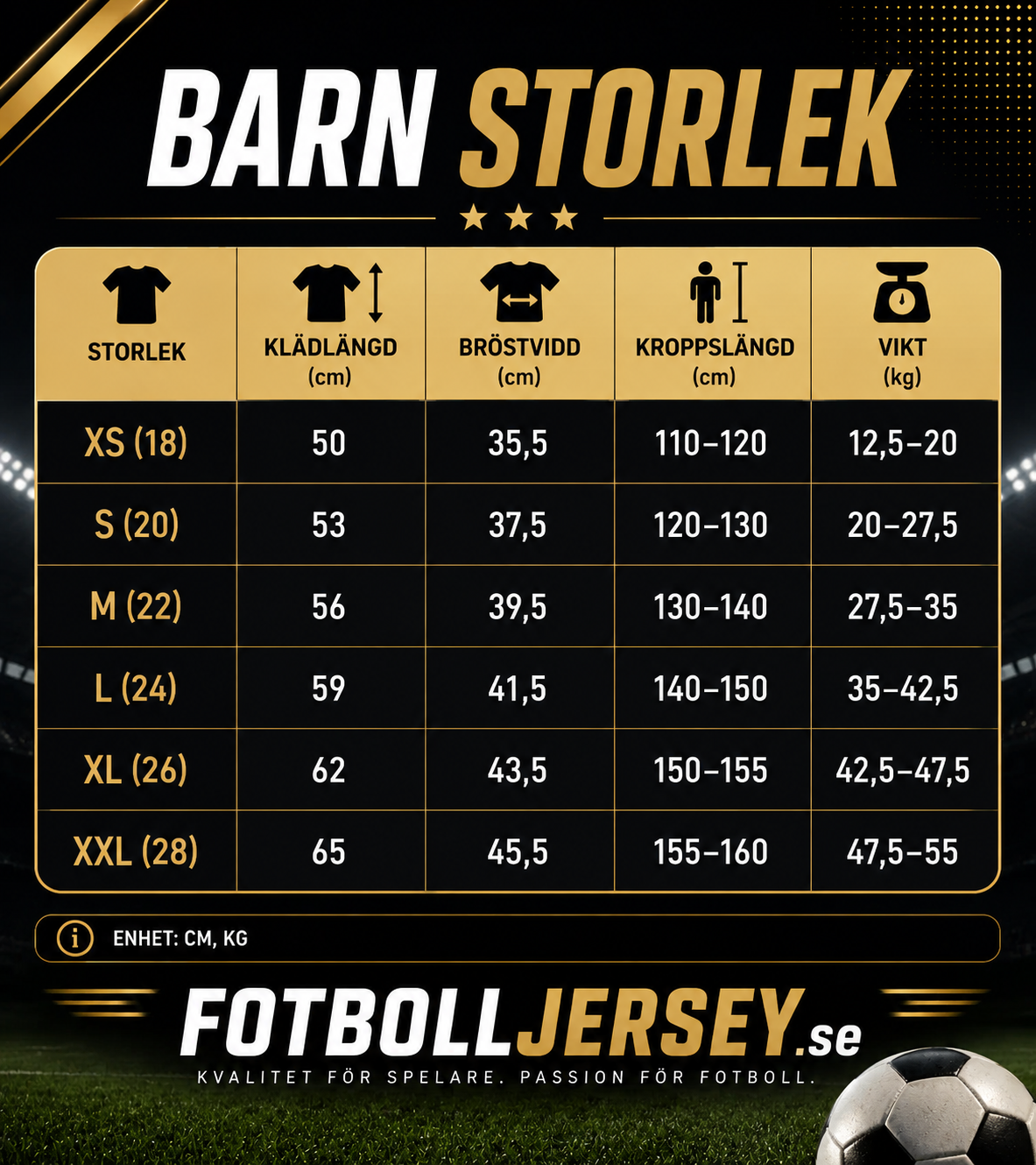 Sverige Barn Tröja 2026